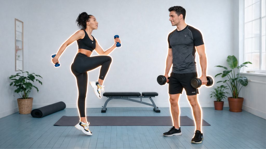 Full Body Dumbbell Workout at Home