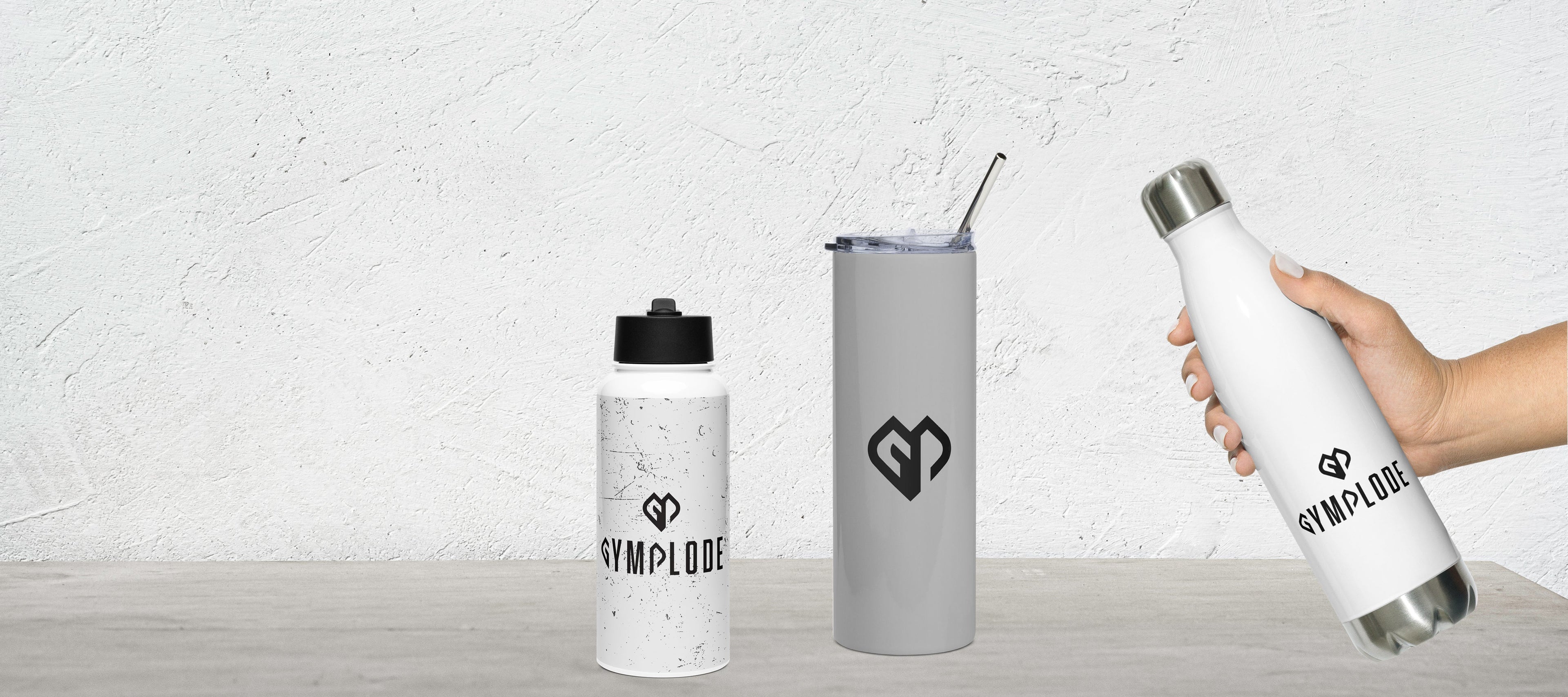 Drinkware Gymplode Collection Banner