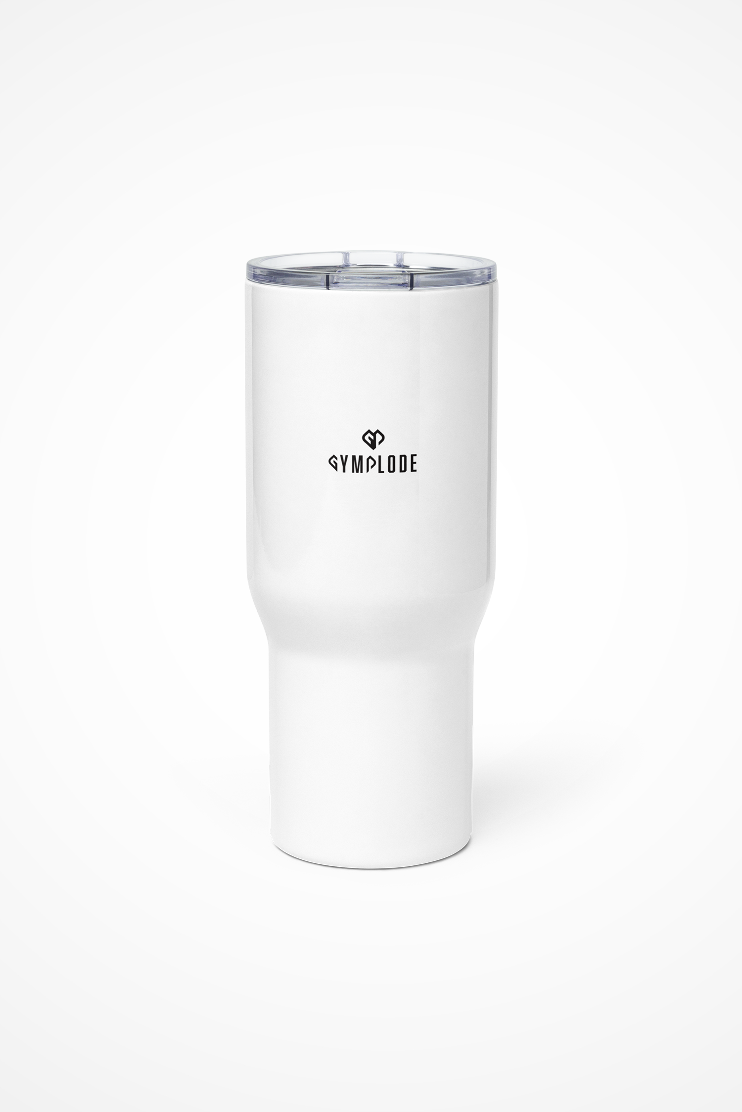 Gymplode white coming soon tumbler