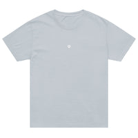 Light washed denim Oversized Vintage unisex t-shirt with Gymplode iconic imprint