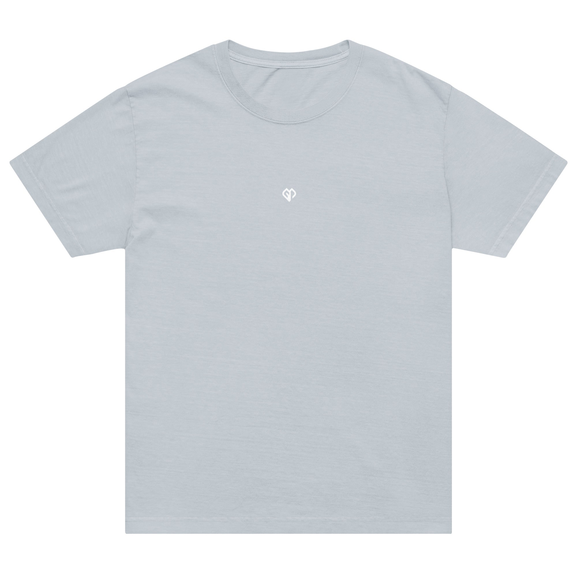 Light washed denim Oversized Vintage unisex t-shirt with Gymplode iconic imprint