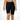Activewear coming soon black Gymplode shorts with white female model
