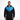 Activewear coming soon blue and black Gymplode jacket with black male model