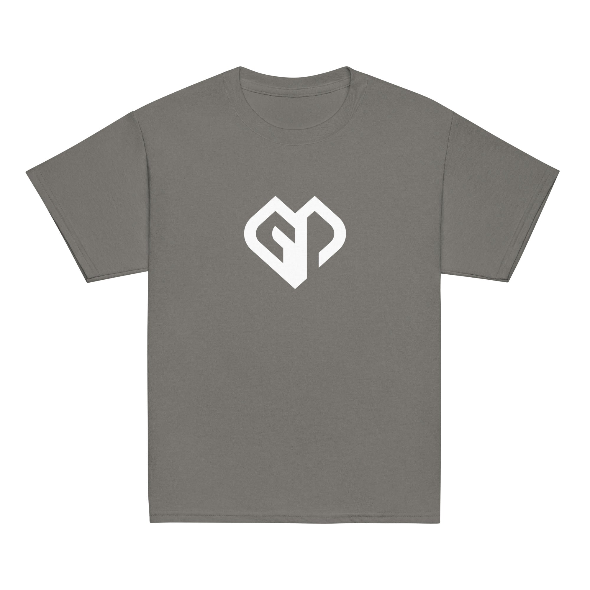 Boys everyday chillout charcoal Gymplode t-shirt with large icon logo