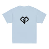 Boys everyday chillout light blue Gymplode t-shirt with large icon logo