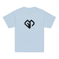 Boys everyday chillout light blue Gymplode t-shirt with large icon logo