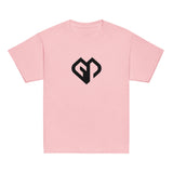 Boys everyday chillout light pink Gymplode t-shirt with large icon logo