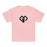 Boys everyday chillout light pink Gymplode t-shirt with large icon logo