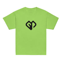 Boys everyday chillout lime Gymplode t-shirt with large icon logo