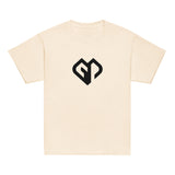 Boys everyday chillout natural Gymplode t-shirt with large icon logo