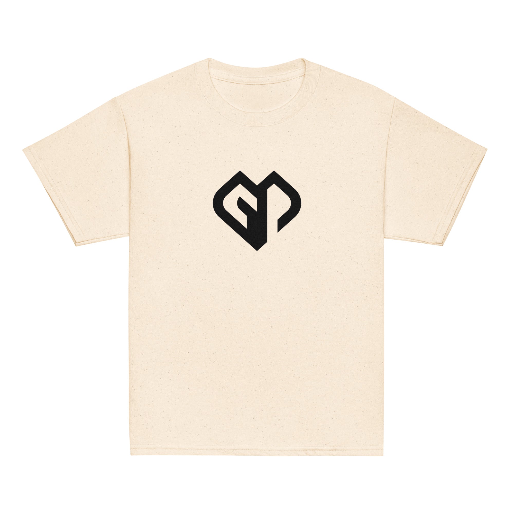 Boys everyday chillout natural Gymplode t-shirt with large icon logo