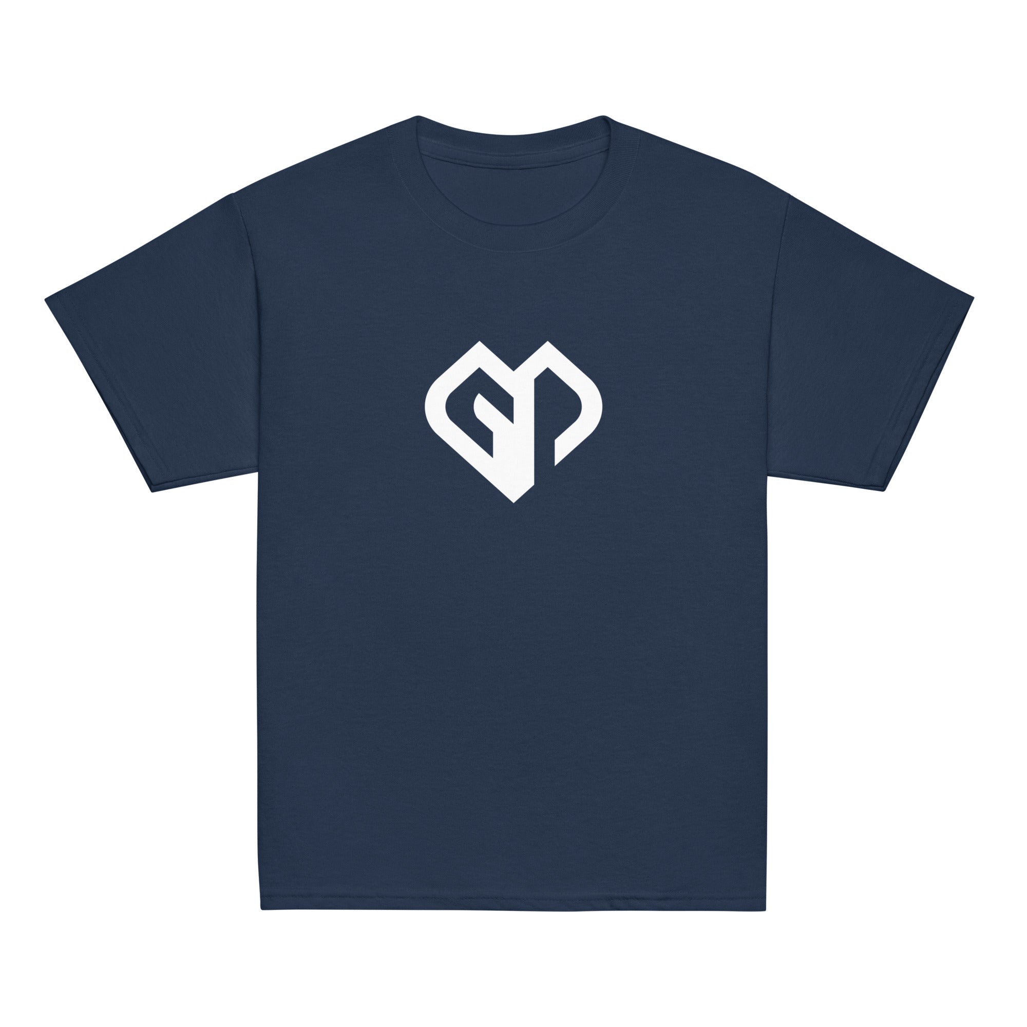 Boys everyday chillout navy Gymplode t-shirt with large icon logo