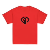 Boys everyday chillout red Gymplode t-shirt with large icon logo