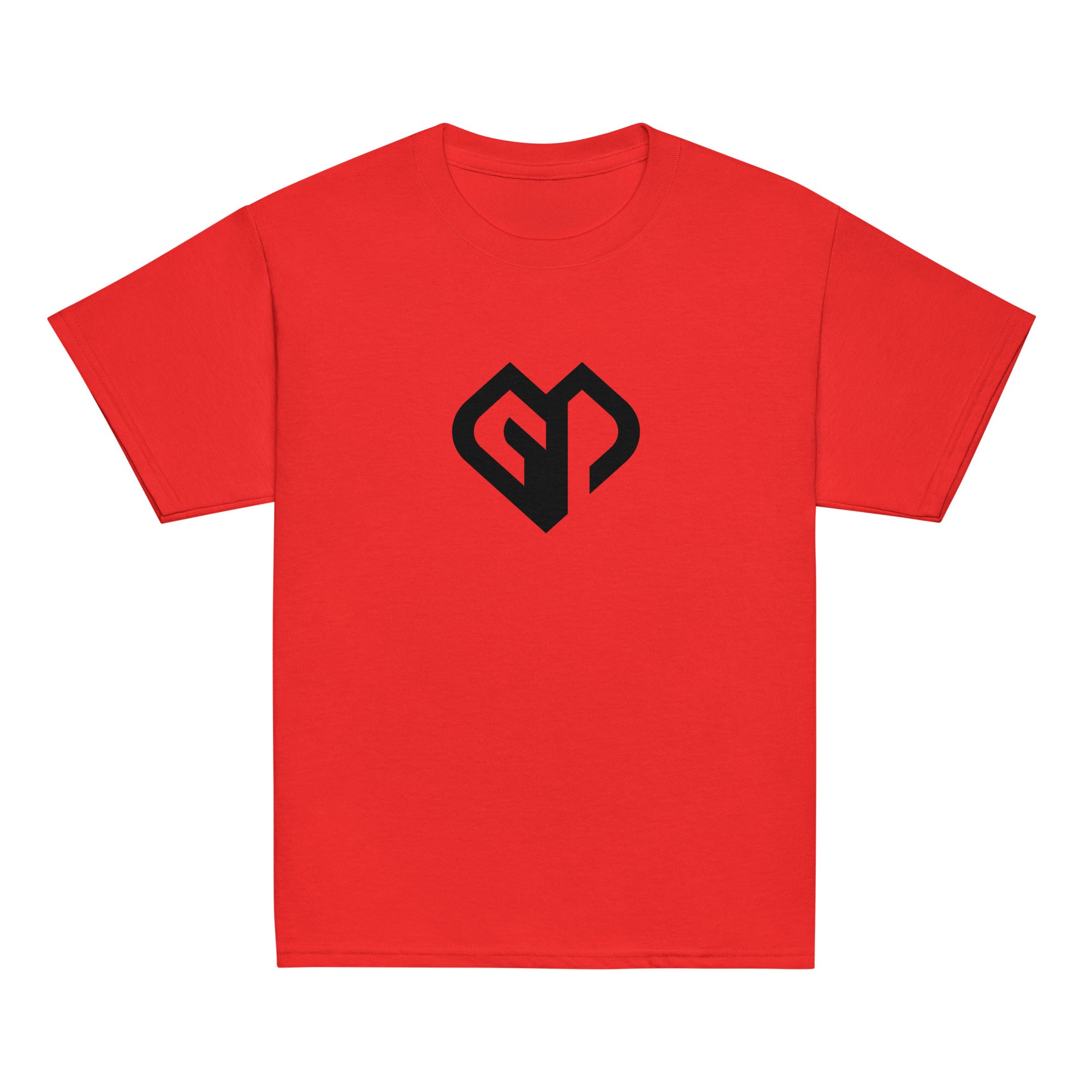 Boys everyday chillout red Gymplode t-shirt with large icon logo