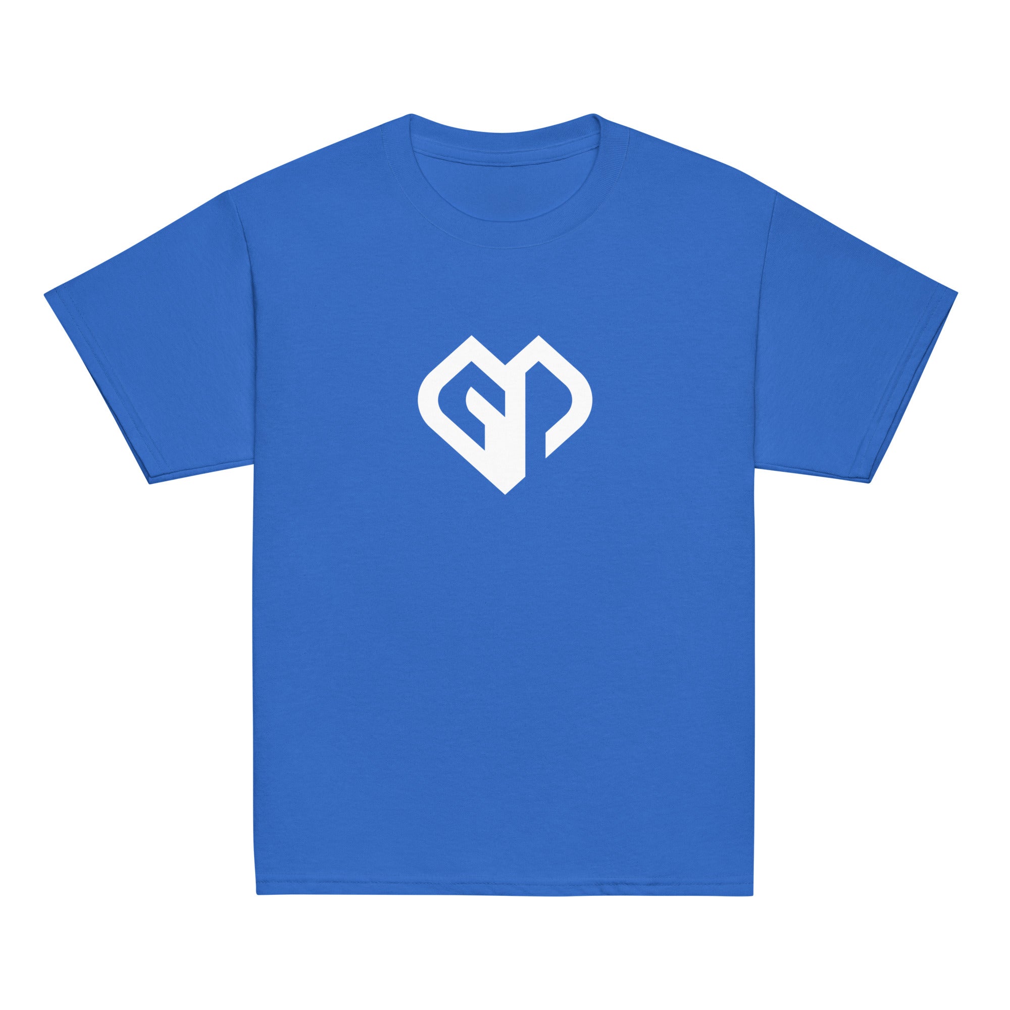 Boys everyday chillout royal Gymplode t-shirt with large icon logo