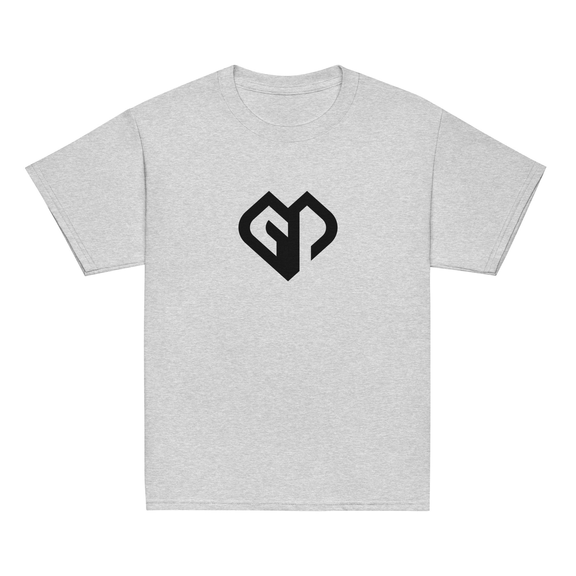 Boys everyday chillout sport grey Gymplode t-shirt with large icon logo