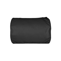Eclipse grey rounded end Gymplode duffle bag with no print, bottom view