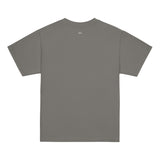 Fearless kids unisex charcoal Gymplode t-shirt with dual mark imprint, back view