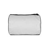 Fog white rounded end Gymplode duffle bag with no print, bottom view