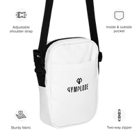 Ghost white Gymplode slingback utility bag key features