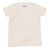 Girls Kitty Kat Relaxed Fit Heather Dust Gymplode T-Shirt Icon Logo