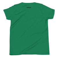 Girls Kitty Kat relaxed fit kelly green Gymplode t-shirt with signature logo