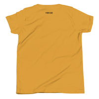 Girls Kitty Kat relaxed fit mustard Gymplode t-shirt with signature logo