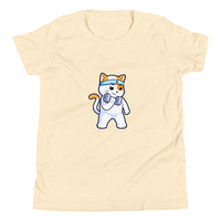Girls Kitty Kat relaxed fit natural Gymplode t-shirt with icon logo