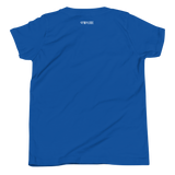 Girls Kitty Kat relaxed fit true royal Gymplode t-shirt with signature logo