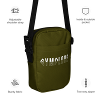 Hunter green Gymplode slingback utility bag key features