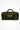 Hunter green square end Gymplode duffle bag with signature logo, front view