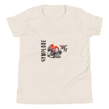 Junior boys stay fit heather dust Gymplode t-shirt with signature logo