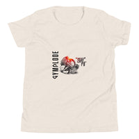 Junior boys stay fit heather dust Gymplode t-shirt with signature logo