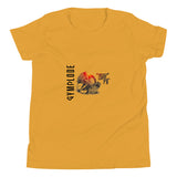 Junior boys stay fit mustard Gymplode t-shirt with signature logo