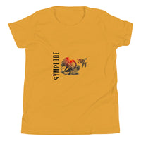 Junior boys stay fit mustard Gymplode t-shirt with signature logo