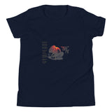Junior boys stay fit navy Gymplode t-shirt with signature logo