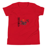Junior boys stay fit red Gymplode t-shirt with signature logo