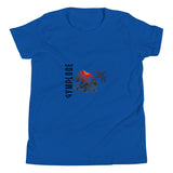 Junior boys stay fit true royal Gymplode t-shirt with signature logo