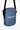 Kashmir blue Gymplode slingback utility bag with signature logo, front view