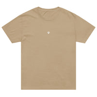 Khaki Oversized Vintage unisex t-shirt with Gymplode iconic imprint