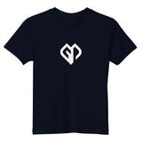 Kids fashionable unisex French Navy Gymplode t-shirt with icon logo