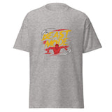 Mens Beast Mode sport grey Gymplode classic t-shirt, front view