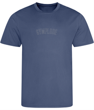 Airforce blue AWDis TraceFit mens activewear t-shirt with Gymplode signature logo