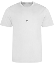 Arctic white AWDis eco just cool comfort fit mens t-shirt with Gymplode icon logo