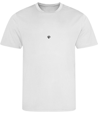 Arctic white AWDis eco just cool comfort fit mens t-shirt with Gymplode icon logo