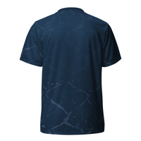 Mens Gymplode Aura V-Neck quick-dry t-shirt with no print, back view