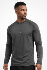 Mens AWDis dry-fit long sleeve t-shirt with Gymplode icon logo