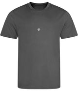 Charcoal AWDis eco just cool comfort fit mens t-shirt with Gymplode icon logo