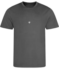 Charcoal AWDis eco just cool comfort fit mens t-shirt with Gymplode icon logo