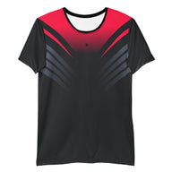 Mens Edge-5 comfort fit activewear t-shirt with Gymplode icon logo, front view